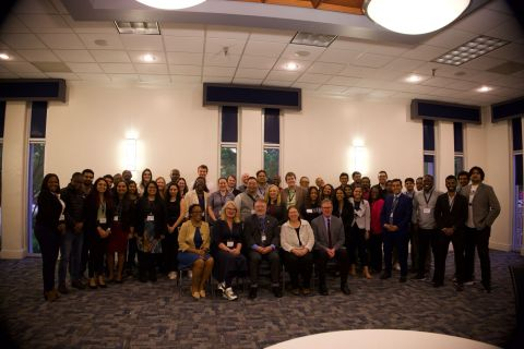 Research conference group photo